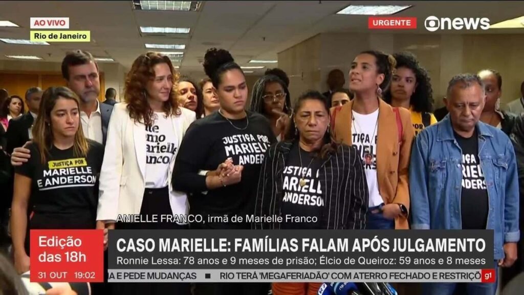 Irmã de Marielle diz que seguirá na luta pelas instruções dos mandantes: 'Não acaba aqui' | Rio de Janeiro
