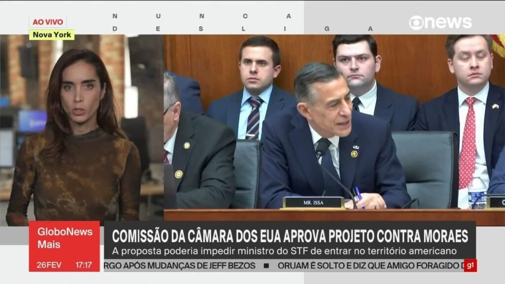 Comitê da Câmara dos EUA aprova projeto que pode barrar a entrada de Alexandre de Moraes no país Comitê da Câmara dos EUA aprova projeto que pode barrar a entrada de Alexandre de Moraes no país