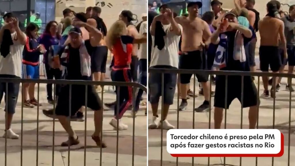 Justiça Mantém Prisão de Chileno Filmado IMITANDO MACACO no Engenhão: 'Elevada Audácia e Destemor', Aponta Juiz Justiça Mantém Prisão de Chileno Filmado IMITANDO MACACO no Engenhão: 'Elevada Audácia e Destemor', Aponta Juiz