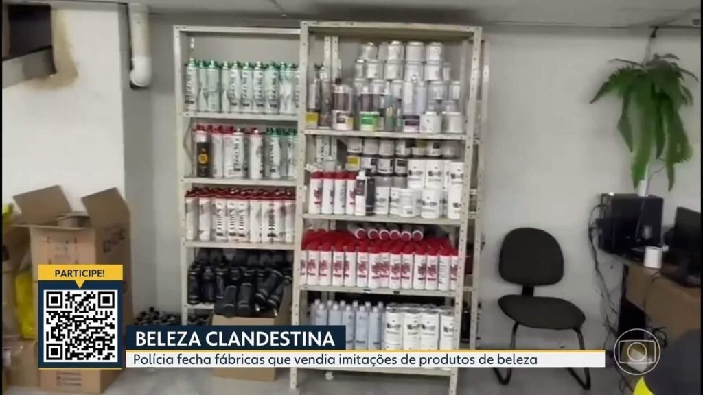 Polícia civil fecha fábrica de produtos de beleza falsificados na baixada fluminense | Rio de Janeiro