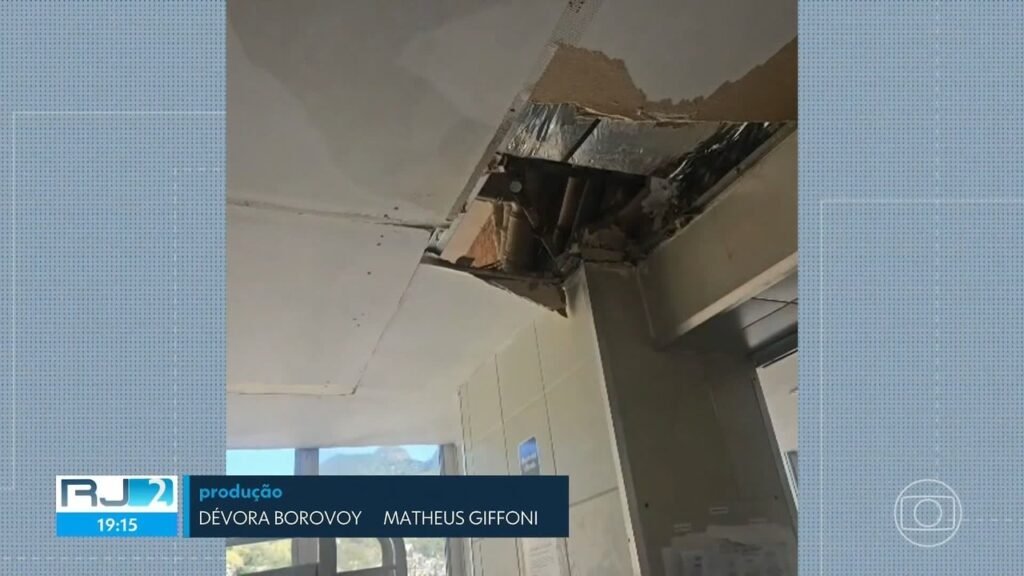 Placa de Gesso Cai do Teto e Fere Médico No Hospital Do Andaraí | Rio de Janeiro