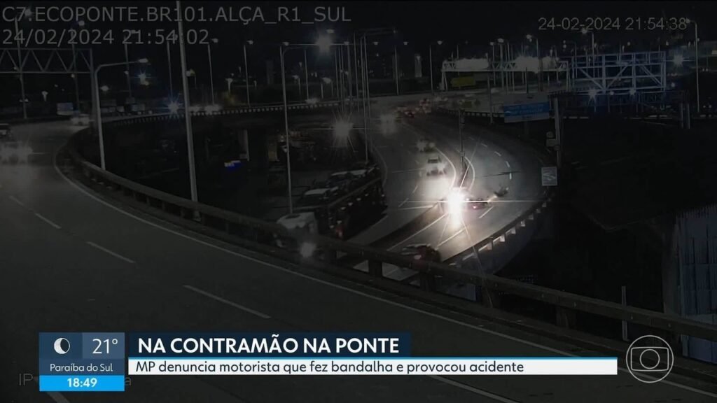 Motorista de App Entra na Contramão na Ponte Rio-Niterói Para Evitar Trânsito e Provoca Acidenthe Grave | Rio de Janeiro