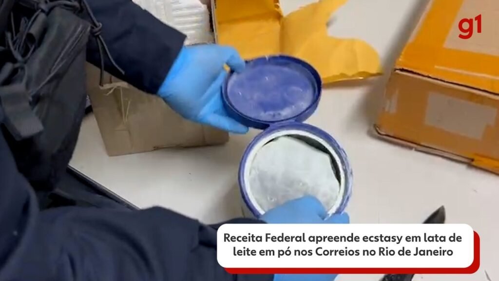 Receita Federal Aprende Ecstasy Em Lata de Leite Em Pó Nos Correios do Rio Receita Federal Aprende Ecstasy Em Lata de Leite Em Pó Nos Correios do Rio