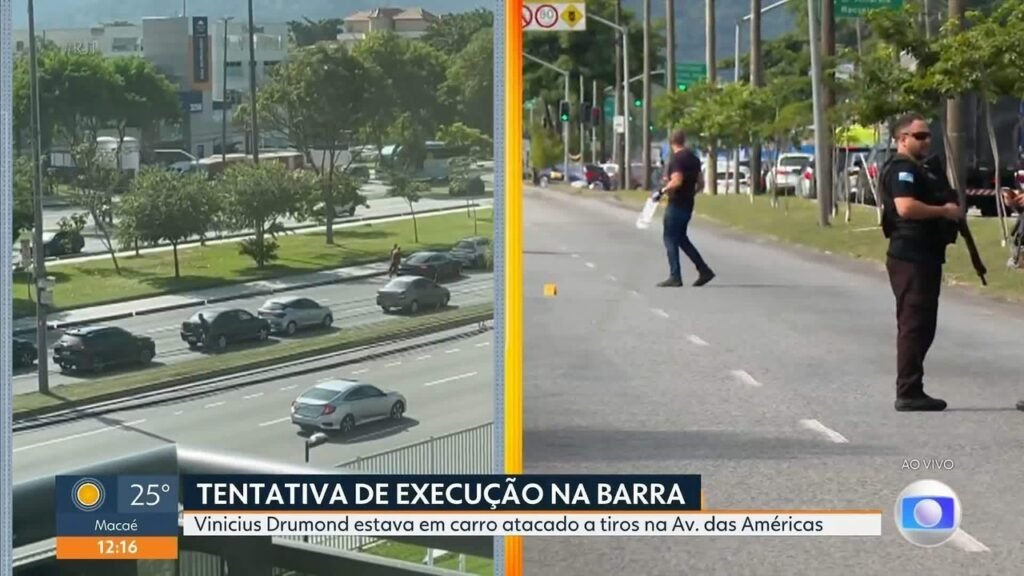 ATENTADO A VINICIUS DRUMOND POR FRENTE A MAIS Luxuoso do Rio e em Via Onnde 'Guerra do Bicho' Teve 2 Execções Marcantes