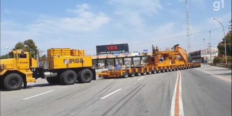 VÍDEO: Maior Conjunto Transformador A Pasar Pela via Dutra Chega ao RJ Nesta Quinta-Fira