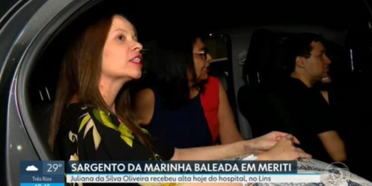 Sargento da Marinha Baleada Deixa O Hospital Neste Sábado (23)