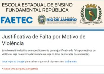 Alunos Justificam Faltas por Violência Não RJ