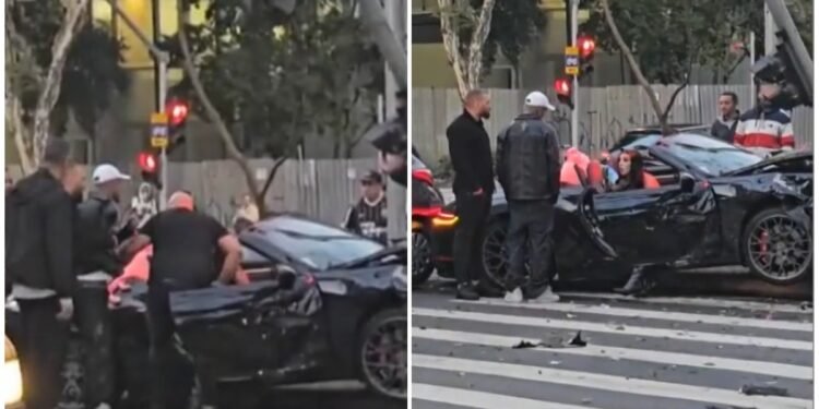 Bia miranda diz que não se machucou no acidenthe e vai pagar por estrago feito em carro atingido: ‘isso é lixo, um gente arca’