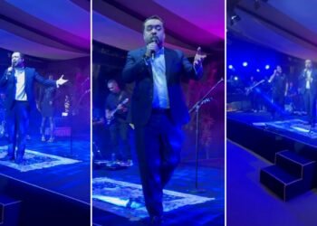 VÍDEO: Cláudio Castro Canta ‘Evidênias’ em Jantar com Alexandre de Moraes