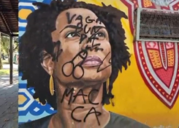 Pintura de Marielle Franco é