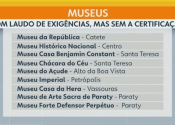 APENAS 4 MUSOUS DO Rio Têm Certificado de Segurança Contra Incêndio