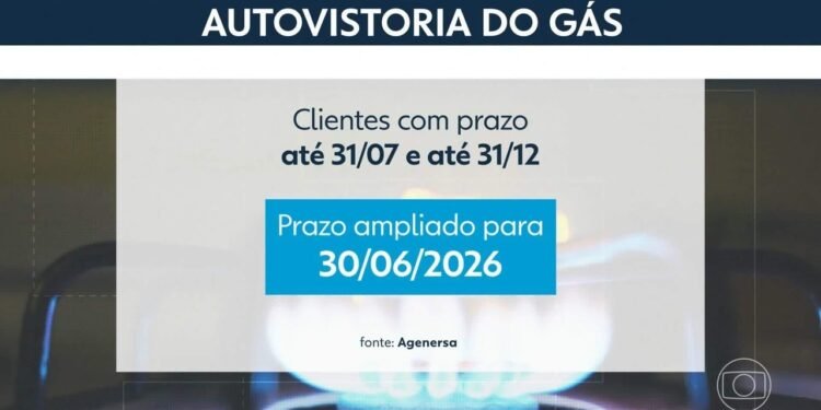 PRAZO Para autovistoria obrigatácia do gás no rj é prorrogado até junho de 2026 PRAZO Para autovistoria obrigatácia do gás no rj é prorrogado até junho de 2026