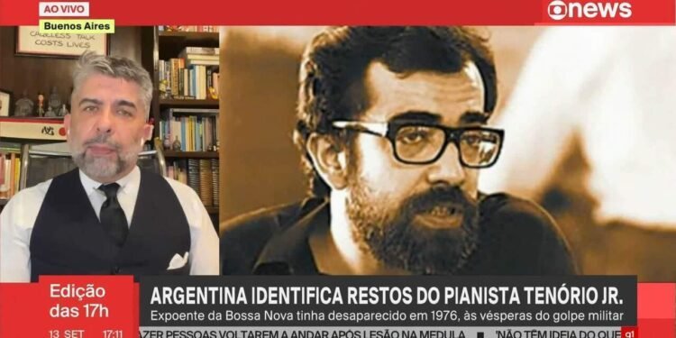 Laudo aponta que pianista tenório jr. foi horto com cinco tiros durante ditadura Laudo aponta que pianista tenório jr. foi horto com cinco tiros durante ditadura