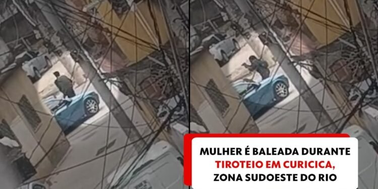 Tiroteio no Rio: Mulher Baleada em Curicica