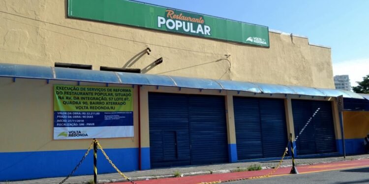Refeições do restaurante Popular de Volta Redonda Serão Distribuadas em Provisório Local