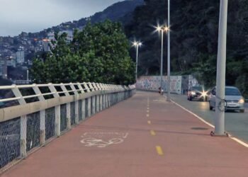 Ciclovia Tim Maia é interditada por Ressaca No Mar