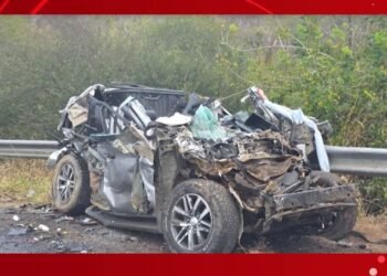 Engavetamento Envolvendo Quatro veículos deixa Um horto e três Feridos na bahia; Vítimas Eram da Mesma Família