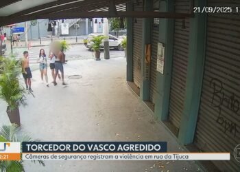 VÍDEO: TORCEDOR DO VASCO É AGREDIDO ANTES DE CLÁSSICO NA TIJUCA