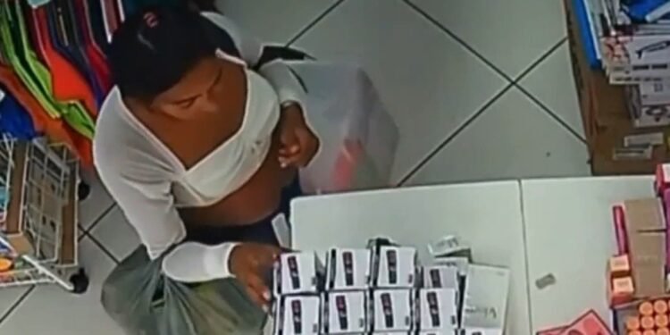 Loja é Furtada por Mulher no Centro de Campos dos Goytacazes Loja é Furtada por Mulher no Centro de Campos dos Goytacazes