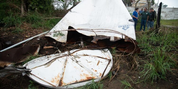 Chuva Derruba Reservatório Com Capacidade de 50 mil Litros de Água em Barra Mansa