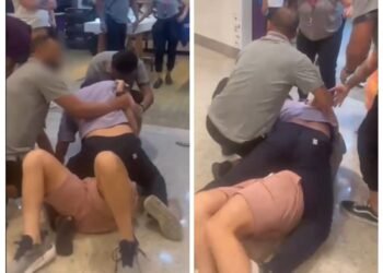 Vídeo mostra briga entre os clientes e funcionários em loja da vivo no rio