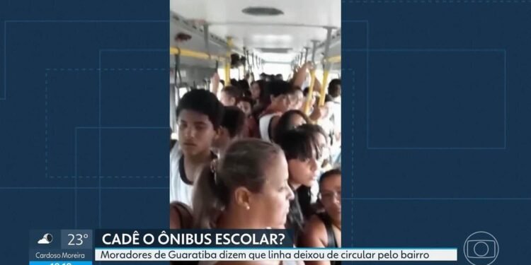 Sem ‘Ônibus da Liberdade’, estudantes de Guaratiba caminham mais de 35 minutos para chegar à escola