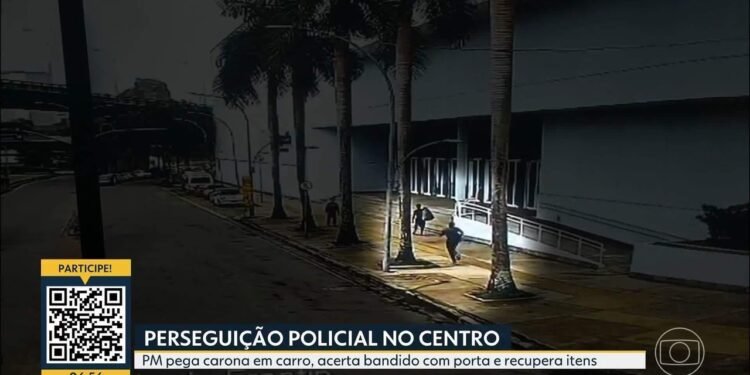 PM pega carona para prender suspeitos de assalto na Praça da Bandeira