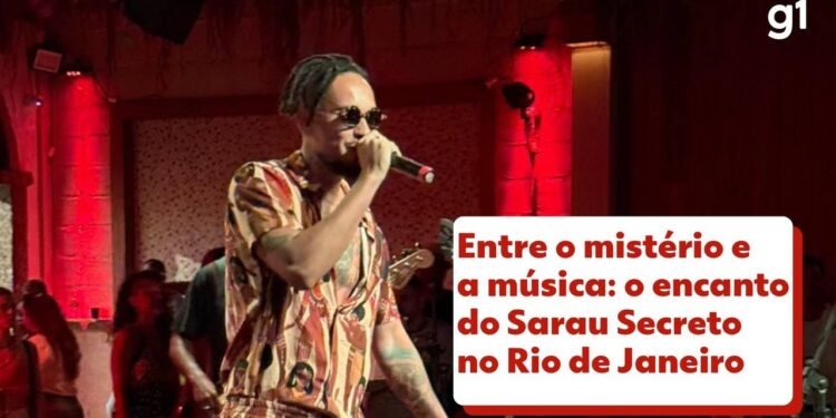 Sarau Secreto faz edição no Rio e reúne artistas que passam pelo jazz, MPB, samb Sarau Secreto faz edição no Rio e reúne artistas que passam pelo jazz, MPB, samb