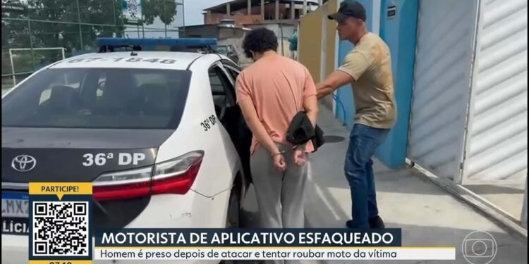 Mototaxista reage após ser esfaqueado em tentativa de assalto em Santa Cruz; suspeito foi preso horas depois