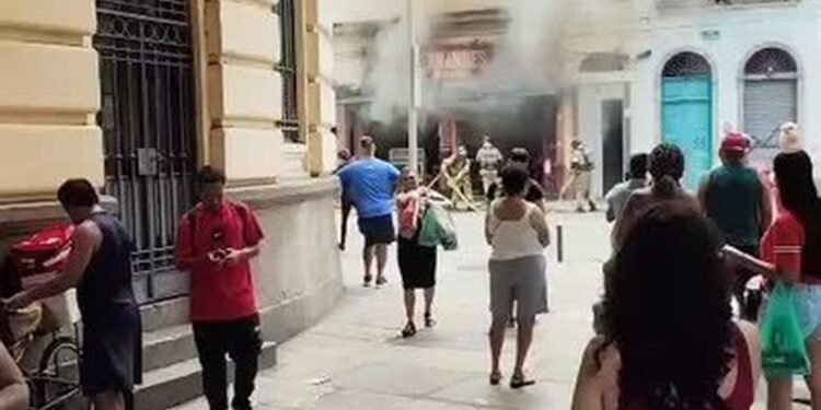 Incêndio restaurante evento no Catete