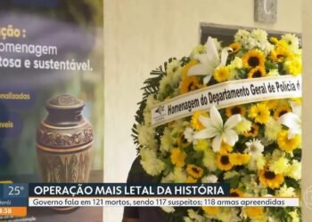 Corpo de policial civil morto em megaoperação no Rio é velado na Ilha