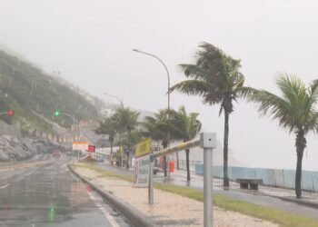 Rio tem alerta de ressaca da Marinha e passagem de frente fria causando queda nas temperaturas