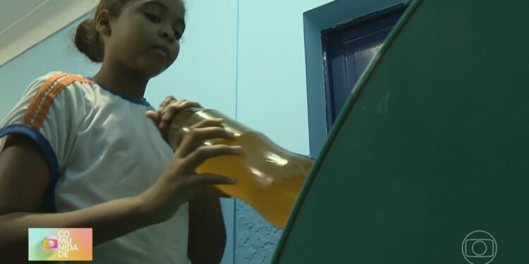 Projeto em escola de Nova Iguaçu ensina alunos e famílias a descartar corretamente