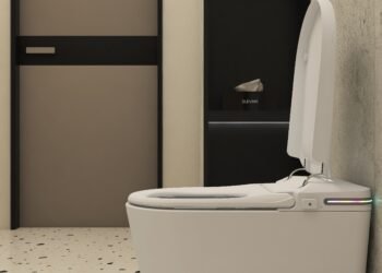 Bacia eletrônica DAX – Tecnologia e design para banheiros práticos e modernos