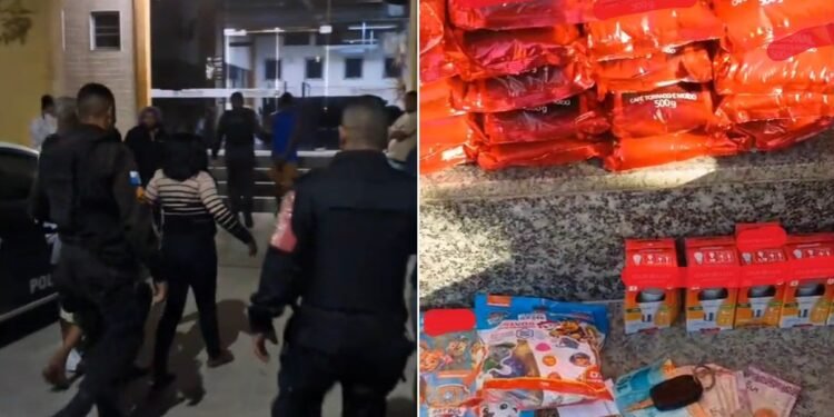 Mulheres são presas na RJ-106, em Araruama suspeitas de furto em supermercado em Iguaba Grande