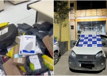 Motorista desvia rota com mercadorias e é encontrado com cocaína em Araruama