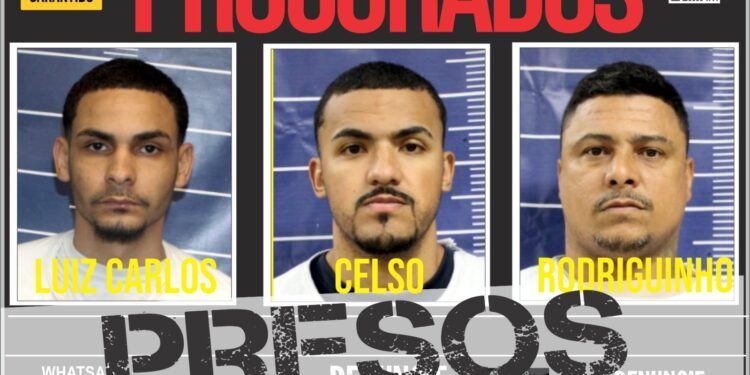 Com informações do Disque Denúncia, polícia prende no Campinho três homens que fugiram da megaoperação no Alemão e Penha