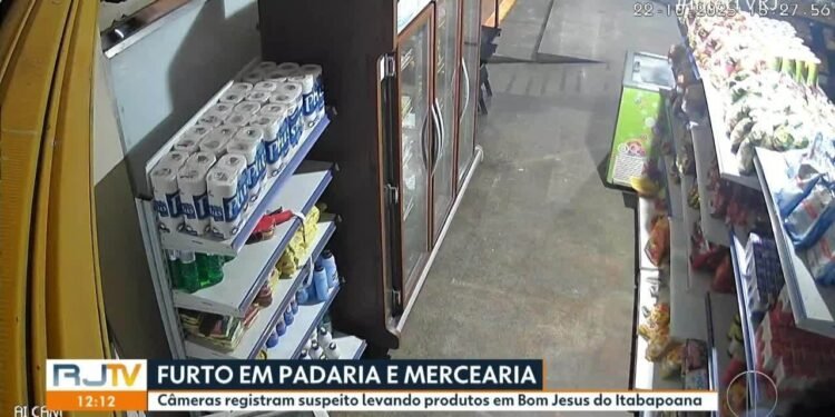 Polícia Civil investiga furto em padaria e mercearia em Bom Jesus do Itabapoana; suspeito teria agido duas vezes no mesmo local