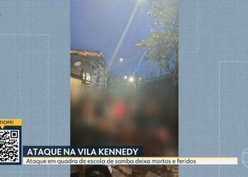 Ataque em quadra de escola de samba na Vila Kennedy deixa mortos e feridos