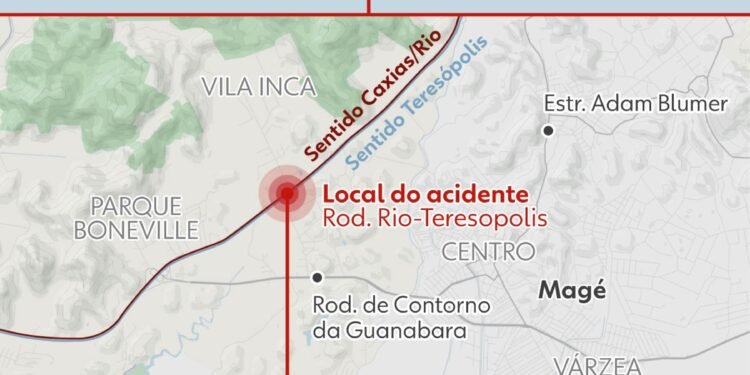 Acidente na BR-116: motorista de caminhão se depõe após queda de passarela que matou 1 em Magé Acidente na BR-116: motorista de caminhão se depõe após queda de passarela que matou 1 em Magé