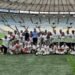Príncipe William visita o Maracanã, joga futebol e marca gol Príncipe William visita o Maracanã, joga futebol e marca gol