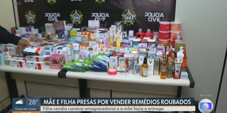 Mãe e filha são presas por revender produtos roubados de farmácias