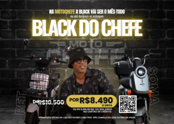 Ronaldinho Gaúcho estrela a Black do Chefe com descontos da MotoChefe