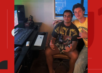 Shawn Mendes e filho de Ivete Sangalo posam para foto na casa da artista em Salvador: ‘sempre bem-vindo’