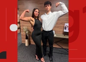 Filho de Carla Perez e Xanddy conta como decidiram iniciar carreira no fisiculturismo e revelam planos de casar no ano que vem