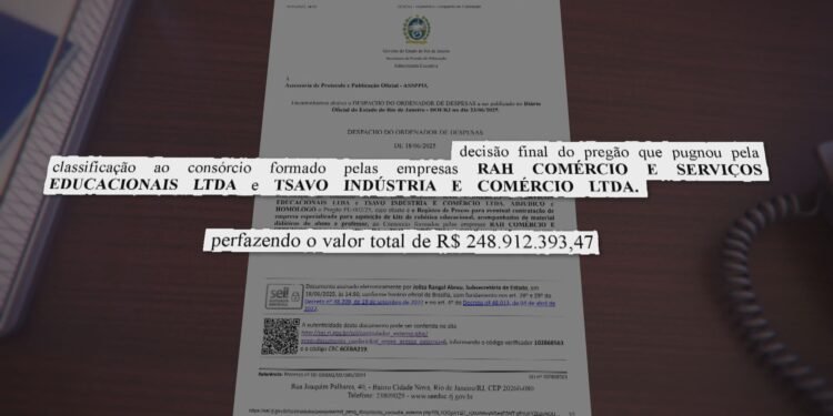 Contrato de R$ 250 mi sob investigação