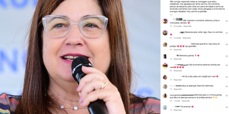 Ex-governadora do Rio, Rosinha Garotinho, está internada no hospital de Campos