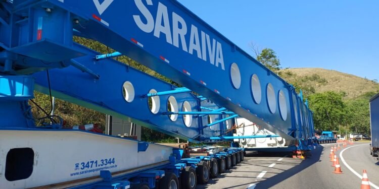 Deslocamento da carga superdimensionada na Serra das Araras está previsto para este domingo Deslocamento da carga superdimensionada na Serra das Araras está previsto para este domingo