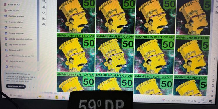 Gráfica de drogas é achada na Vila Kennedy; Veja fotos