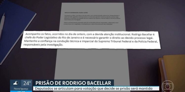 CCJ da Alerj avalia prisão de Rodrigo Bacellar nesta sexta-feira CCJ da Alerj avalia prisão de Rodrigo Bacellar nesta sexta-feira